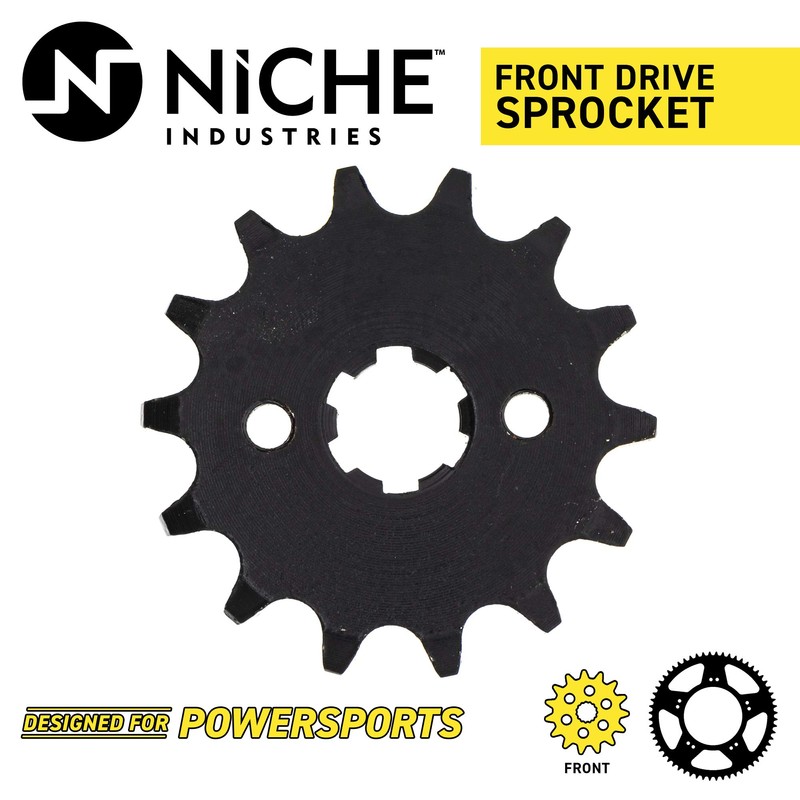 NICHE Drive Sprocket Chain Combo for Kawasaki KLX110 Suzuki DRZ110