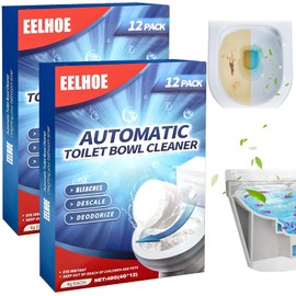 24 Pezzi Tavoletta Pulisci WC, Tavoletta Pulizia WC, Tavolette Pulizia WC, Tavolette Anticalcare WC, Compresse per Pulizia Del WC, per Rimuovere Depositi Calcare Ostinati e Incrostazioni Urina