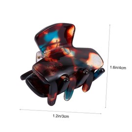 IWOWHERO 3pcs Vintage Hair Claw Clips Set Durable Jaw Clips for Women for Thin Hair Ponytail Holders and Everyday Use for Sports Home and Salons