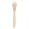 25 Disposable Wooden Forks 16.5 cm PS Disposable Tableware 18324