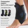 Snblzhef 1PCS Adjustable Sprained Ankle Support Ankle Braces Bandage Foot