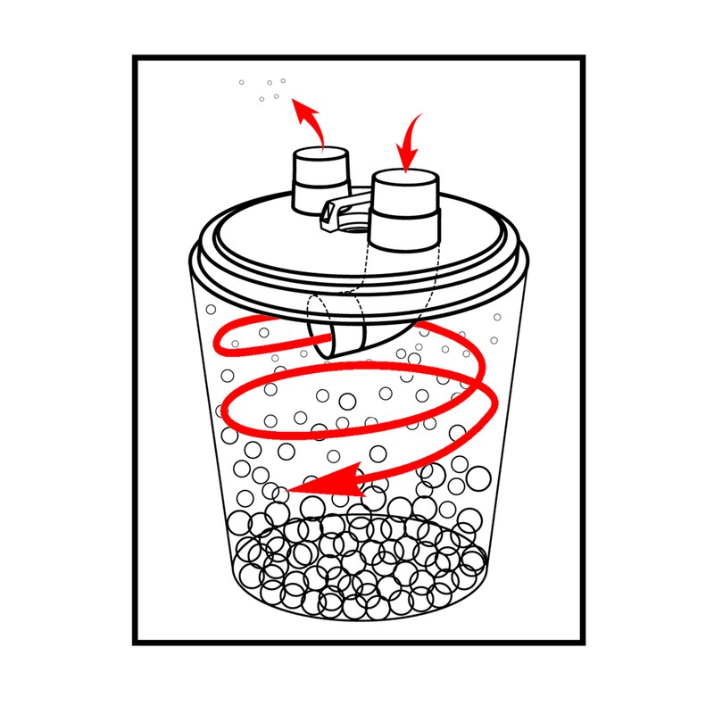 WOODRIVER Dust Connection Trash Can Cyclone Lid for Dust Collection