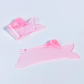 Libeauty Korean Lash Lift Pads, Ultra Thin Flat Shields for Better Soften The Eyelashes, Multi-Functional as Eye Patches Lift Ribbon, Pink Dolphin