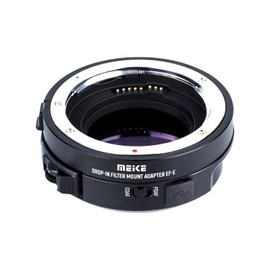 Meike MK-EFTE-C VND Drop-in Filter Auto-Focus Mount Lens Adapter for Canon EF/EF-S Lenses to Sony E Mount Cameras with Variable ND Filter and UV Filter A7SII A7 A6000 A6500 A7SIII A9