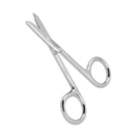 Suture Stitch Scissors 3.5" with Crescent Delicate Hook- Perfect for Suture Removal, First Aid, EMS Training and More Premium Quality Instrument- Stainless Steel