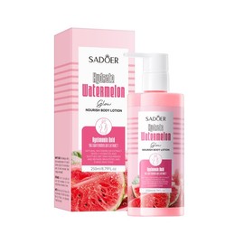 Watermelon Nicotinamide Body Lotion, Large-capacity Watermelon Nicotinamide Firming Body Lotion, Body Lotion For Dry Skin, Body Moisturizers Lifts, Firms & Tightens For Younger Looking Skin 250ml