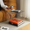 Modern 304 Stainless Steel Wire Cube Storage Rack, Silver, 13.8x13.8x13.8