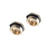 DEWHEL Brass 2pcs Push-Button Diverter Plug Replacement Part Compatible with