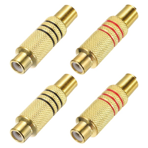 QUARKZMAN RCA to Speaker Cable Connector, 270RCA Solder Socket Female