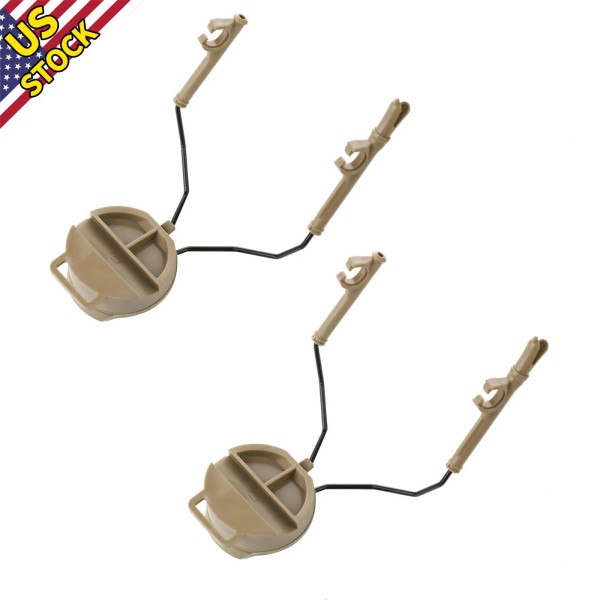 Unbranded 2Pcs Tactical Military Rail Adapter For FAST/ ACH/MICH/Sordi