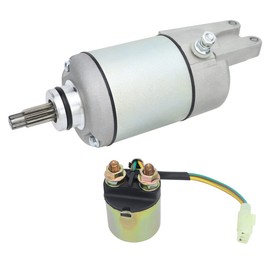 Soarider Starter & Relay for Honda Rubicon TRX500FA 2001-2014| TRX500FGA 2004-2008| TRX500FPA 2009-2014, 31200-HN2-A01 31200-HN2-003 18610 18666, FourTrax Rubicon 500 Starter