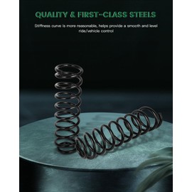 SCITOO 52126315AC Coil Springs, 2Pcs Front Suspension Coil Springs Set Compatible with 2007-2017 for Jeep for Wrangler