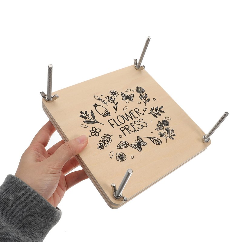 COHEALI Flower Press Kit, Wood Leaf Plant Press Kit Dried