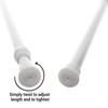 Danily 4 Pack Cupboard Bars Adjustable Spring Tension Rods 30