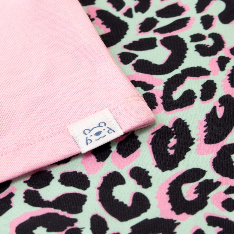 Harry Bear Girls Pyjamas Sleep Slogan, pink
