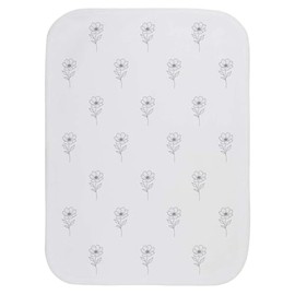 Azeeda 'Flower' Baby Burp/Wash Cloth (BC00033099)