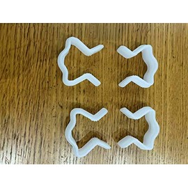 4 X Plastic U Clips Replacement Strong Divan Bed to Join Divan Base,Ottoman Base