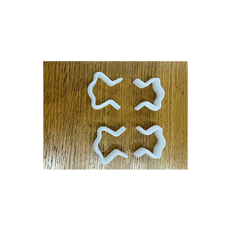 4 X Plastic U Clips Replacement Strong Divan Bed to