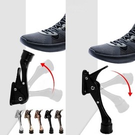 Semi-Automatic Horseshoe Front Door Stopper Horseshoe Door Stopper (Black) 2ea