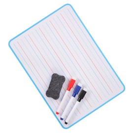 SAFIGLE Double-Sided Lined Whiteboard Dry Erase Board for Boy Girl Small Portable Writing Board with Lines for Home Use Classroom and Creative Learning