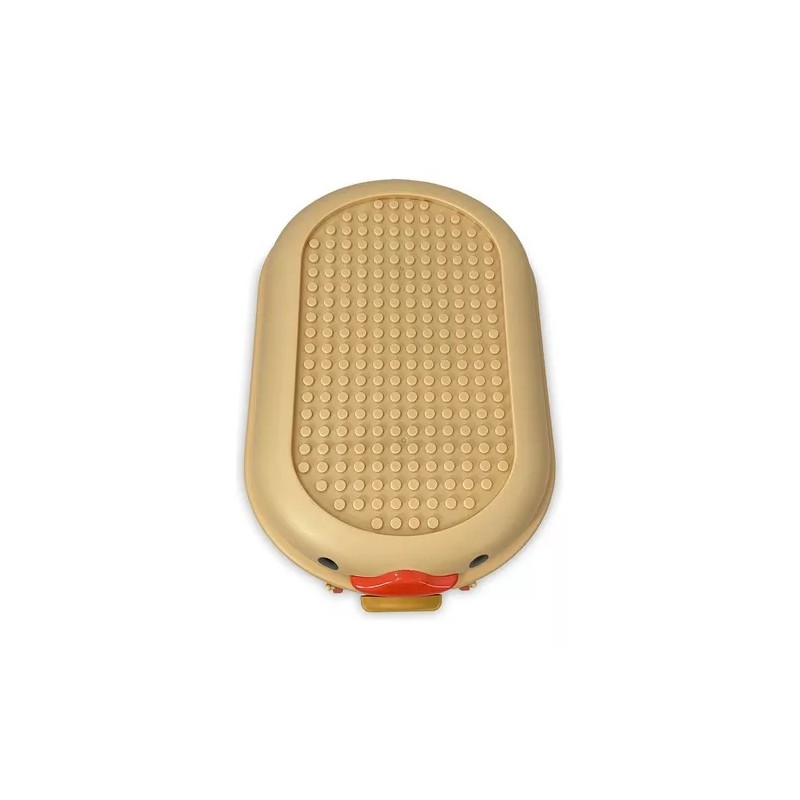 Escanver Caja Plastico Pato 48x32x56cm Organizador Casa Juguetes Rued