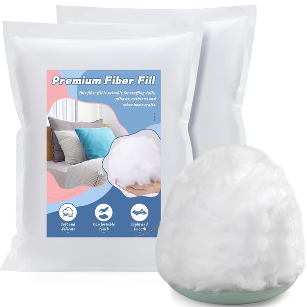 ZXIIXZ 600g/21.1oz Polyester Fiberfill, Fiber Filling Polyfill Stuffing, Filling Fiberfill