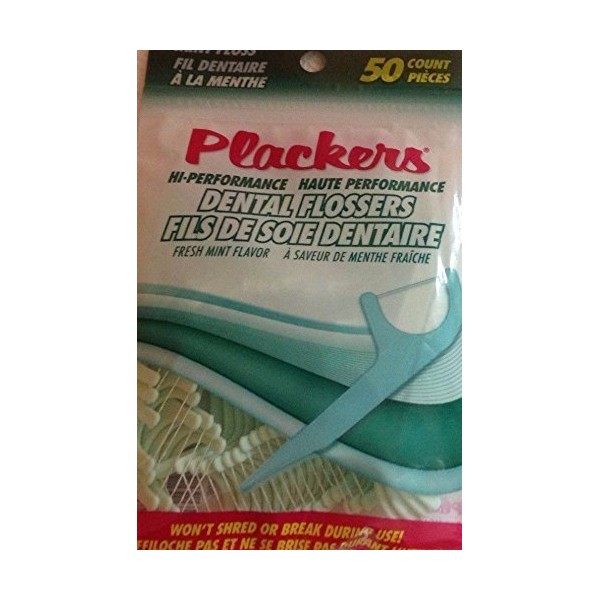 Placker Flossers - 3 Packs of 50 Ea.