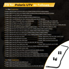 M MATI Front or Rear Suspension Stabilizer Sway Bar for Polaris Ranger 1000 Crew XP 2019-2020 5341033-458