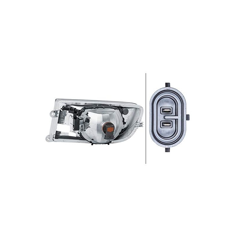 HELLA 1N0 354 017-041 Halogen-Fog Light - right - für