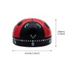 Ladybug Cooking Timer, Mechanical Clockwork 60-Minute Timer, Kitchen Alarm Clock,