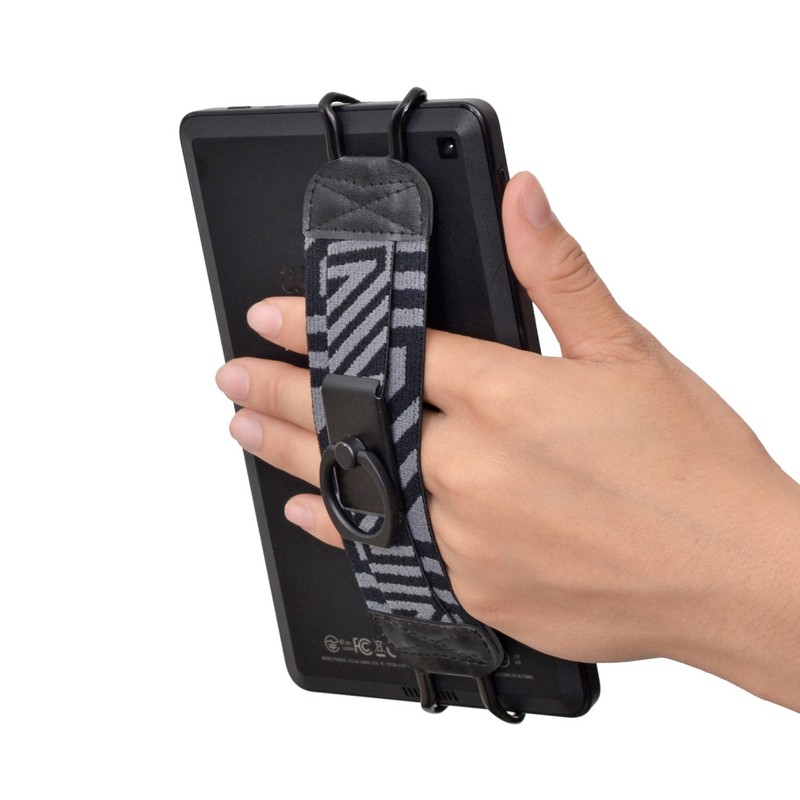 TFY Security Hand Strap with 360 Rotation Metal Ring Finger-Grip