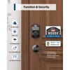 TEEHO TE001L Keyless Entry Door Lock with 2 Handles -
