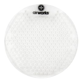 airworks AWSFUS233-BX Splash Free Urinal Screen, Sunburst, 0.22 lb, 8" Height, 6" Width, Clear (Pack of 10)
