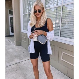 CLUCI - Riñonera para mujer, mini bolso cruzado en todas partes, correa ajustable, piel vegana, riñonera para mujer, Azul, Una talla