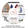 sourcing map 12 Pack S Shaped Hooks Plastic Hanging Use