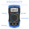 Capacitor Tester 2000pF~200uF, Capacitance Meter, LCR Meter, 200~2000M0 0hm Meter,