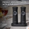 Flendy Gravity Electric Salt and Pepper Grinder Set Rechargeable, Automatic