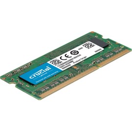 Crucial 4GB Single DDR3/DDR3L 1866 MT/s (PC3-14900) Unbuffered SODIMM 204-Pin Memory - CT51264BF186DJ