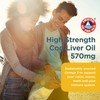 Healthspan Cod Liver Oil 570mg | Support Your Brain, Heart,