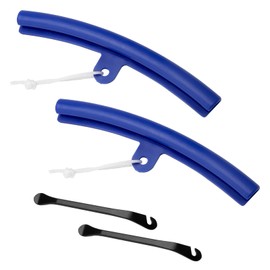 APOMOONS 2 Pcs Metall Reifenheber Fahrrad mit 2 Felgenschützer, Fahrrad Reifenheber Fahrrad Werkzeug für Reifenwechsel Reifenmontierhebel für MTB, E-Bike, Montainbike, Rennrad