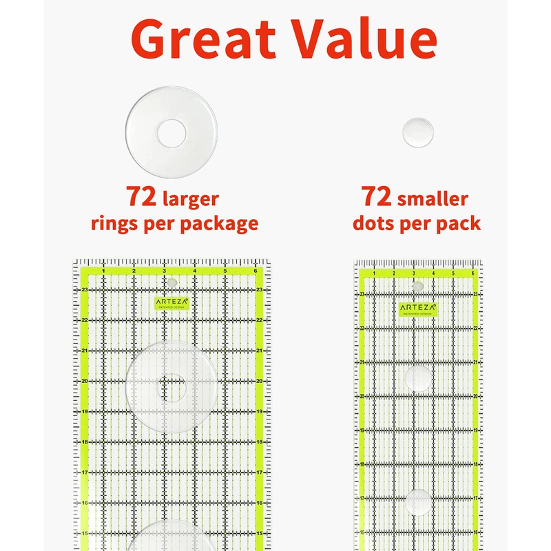 Non Slip Grips for Quilting Rulers Quilt Templates, Birllaid Non-Slip