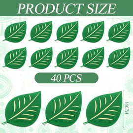 40 Pcs 4" Leaf Carpet Markers for Classrooms