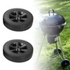 Baoblaze 1 Pair BBQ Grills Wheel Easy to Install Wear