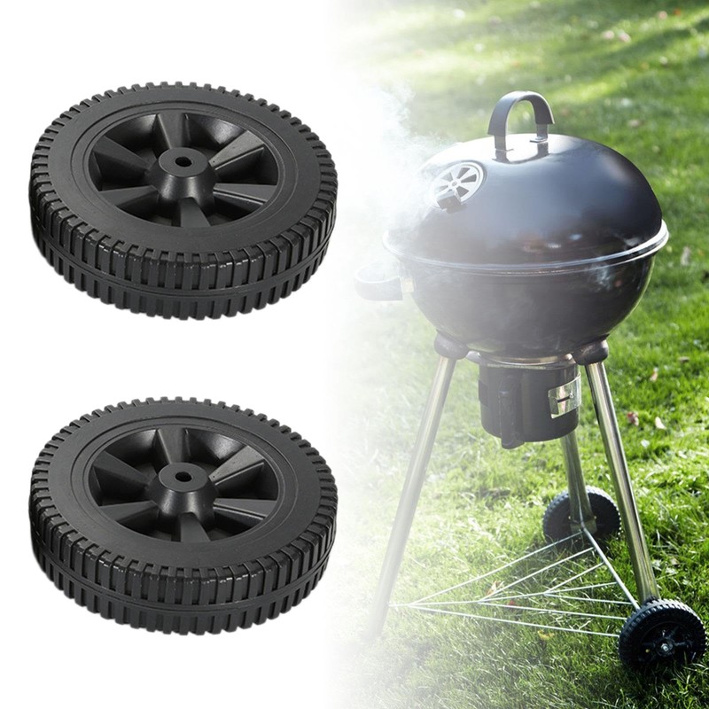 Baoblaze 1 Pair BBQ Grills Wheel Easy to Install Wear