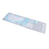 129 Keys Keycaps for XDA Height Accurate Keystrokes Blue White