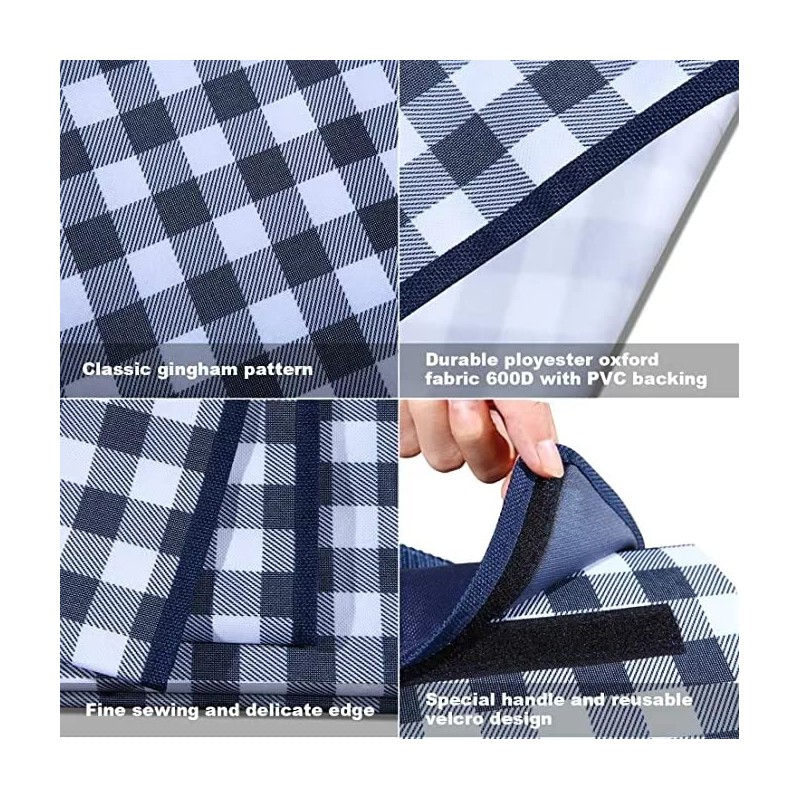 Ashintar Large Camping Picnic Blanket Mat（200 * 150cm）, Foldable Outdoor