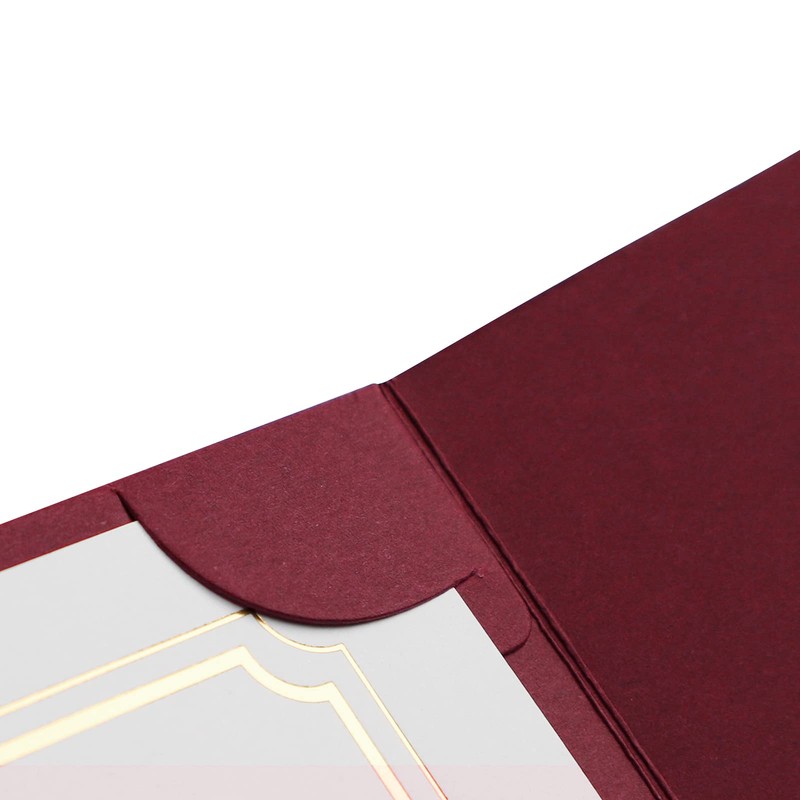 5Pcs Certificate Holders Diploma Covers A4 Letter Size Graduation Certificate