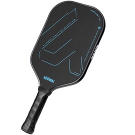 Carbon Fiber Pickleball Paddle, 16mm, One-Piece Thermoforming, Unique Texture, Court's Best Partner - Blue