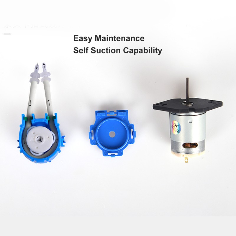 Mini Peristaltic Pump Small Liquid Dosing Pump for Aquarium Laboratory