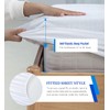 Queen Mattress Protector Noiseless,Mattressprotector Queen,Waterproof Mattress Cover Soft Breathable Cotton